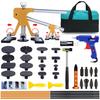 Gliston Dent Repair Tool Set (42 Pieces) with Dent Lifter, Rubber Hammer, Vacuum Lifter, Pulling Tool for Car Dents, and DIY Repair Tools