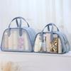 Double Layer Travel Toiletry Bag Transparent Cosmetic Bag Swimming Makeup Storage Bag  Women