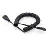 SZRMCC Прямоугольный Мини HDMI на HDMI Высокоскоростной Спиральный Кабель для DSLR Камер Canon Sony и Мониторов ATOMOS CX7/SR7E