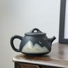 Черный керамический чайник Green Hill с боковой ручкой, японский винтажный керамический чайный сервиз в стиле кунг-фу, чайник, кофейный чайник, глиняный чайник для воды