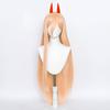 Anime Chainsaw Man Makima Power Cosplay Wig Long Orange Pink Party Role Play Wig