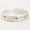 Cute Carving Pastoral Dandelion Flower Finger Rings for Women Accessories Fashion "you Belong Among the wildflowers"Letter Rings