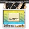 Steel Watch Crown Set Various Specifications Watch Parts Kit  for Watch Makers