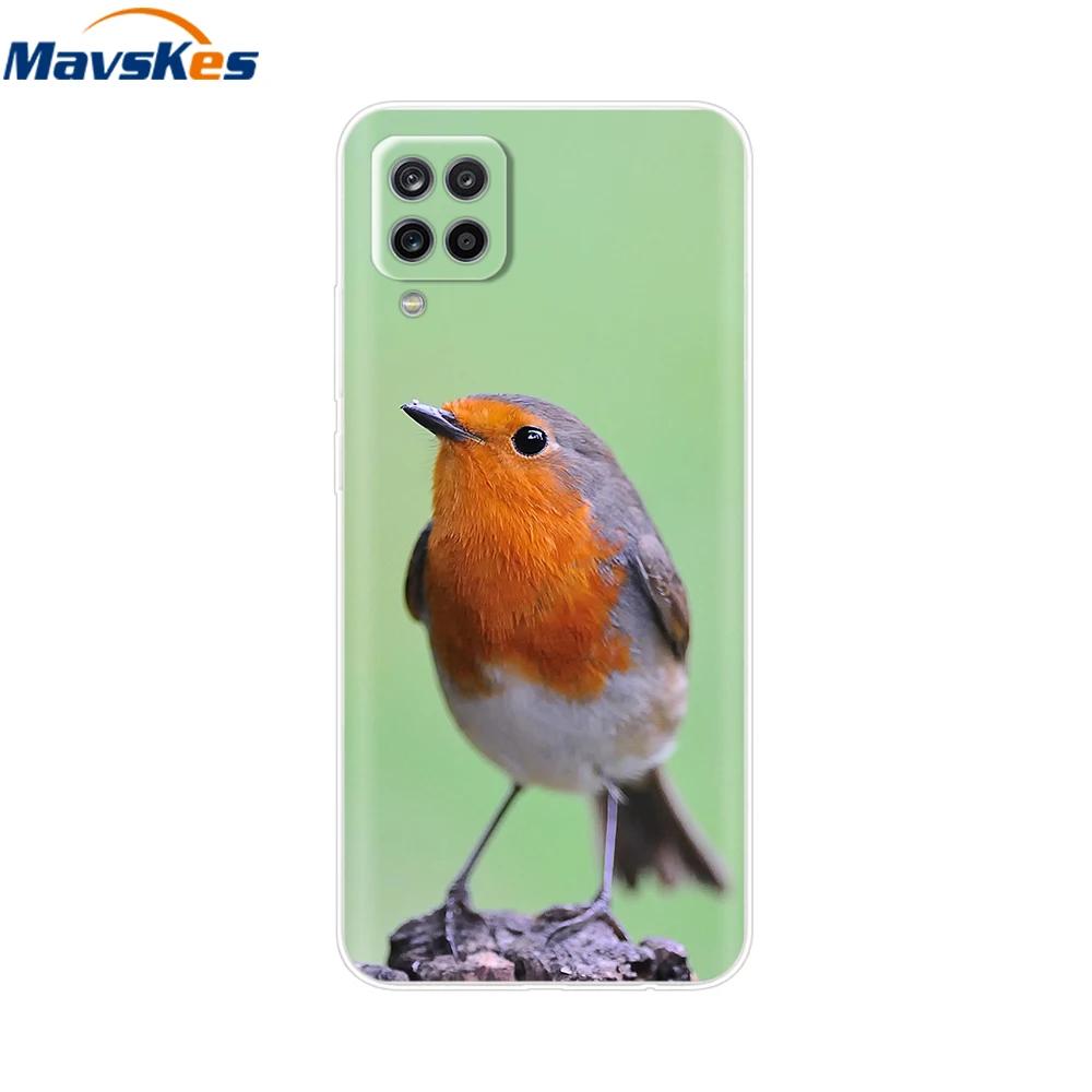 Phone Case For Samsung Galaxy A12 Case SamsungA12 Silicone Clear TPU Painted Soft Cover For Samsung A12 A 12 Bumper Fundas Etui
