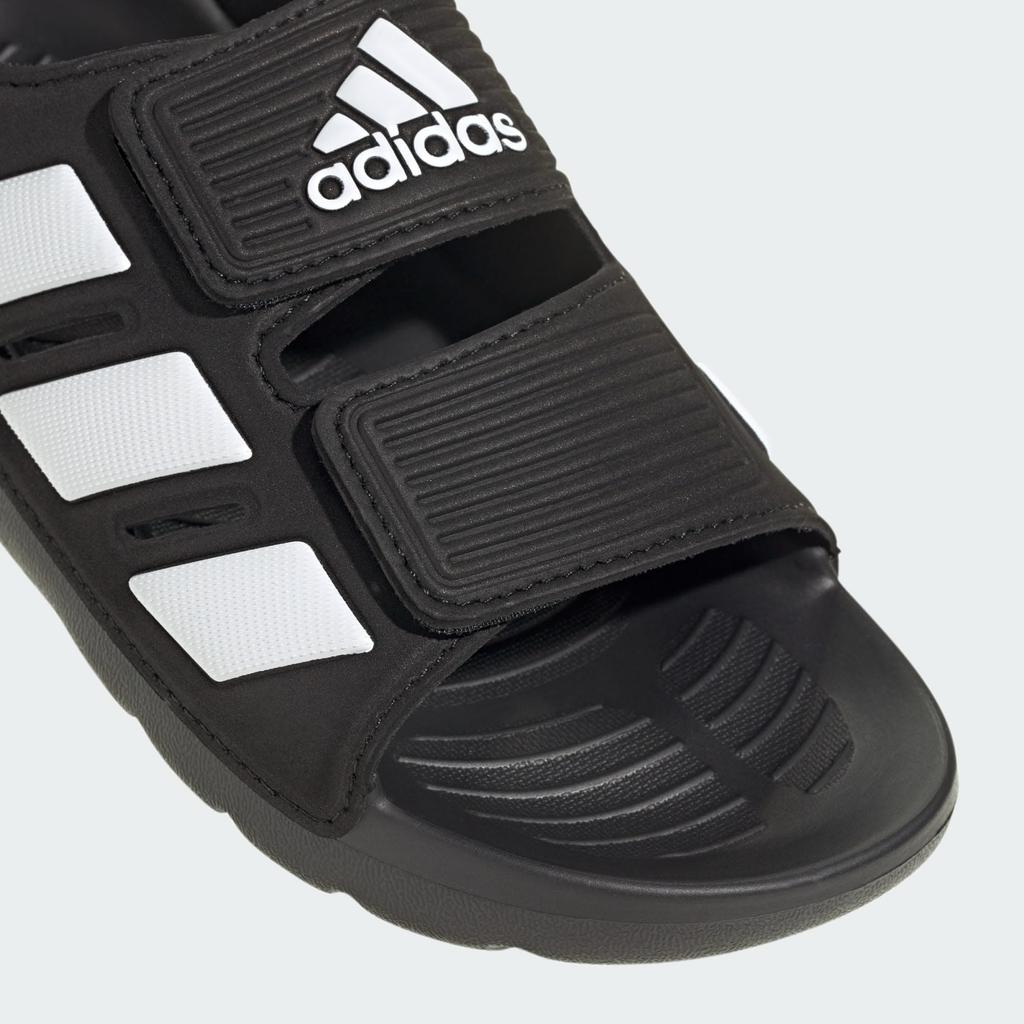 adidas Подростковые плавательные шлепанцы Junior Alta Swim Sports Sizes Boys и Core Black 2.0, 17-22см, для девочек, MCS39, черный/белый/основной (ID2839), 19,0 см