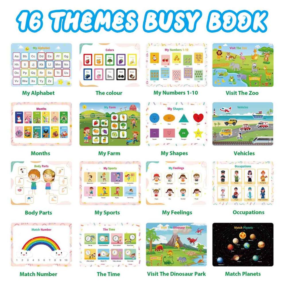Autism Sensory Toys As Preschool Learning Aids, Comprehensive Learning Themes, Safe And Durable Design, Reusable Preschool Workbook, Ideal Birthday
