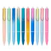 5PCS Students Gift Converter Filler Retractable Gradient Color 0.38mm Ink Pen Fountain Pen EF Nib