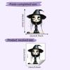 Witch Halloween Cartoon Pattern Home Decoration Stickers For Walls And Cars