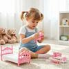 Милый Kawaii Розовый Миниатюрный Аксессуар для Кукольного Домика Детские Игрушки Аксессуары для Кукольного Домика Кухонные Принадлежности для Готовки Подарок для Девочки