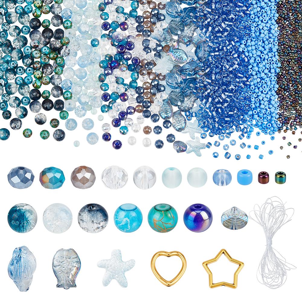 1set Jewelry sets Making Kits Blue