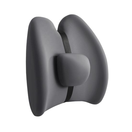 Lumbar Support Pillow Car Waist Cushion Ergonomic Design Soft Breathable Lower Back Support Pillow Memory Foam Seat Cushion