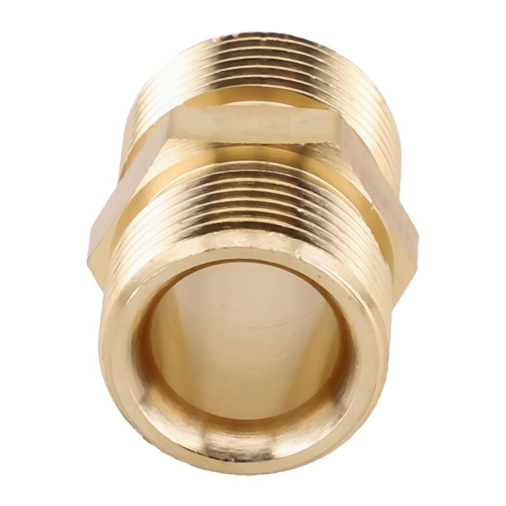 Brand New Hose Connector Adapter Replacement Spare Parts Washer 14mm To15mm Brass High Pressure Hose Extension