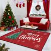 Christmas New Year Large Size Carpets Living Room Decoration Non-slip Sofa Area Rugs for Bedroom Cloakroom Floor Mat Washable