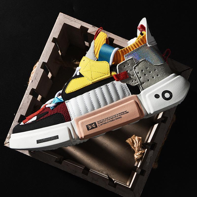 Новая мужская повседневная модная личность дышащая легкая трендовая спортивного стиля мужская повседневная модная обувь кеды