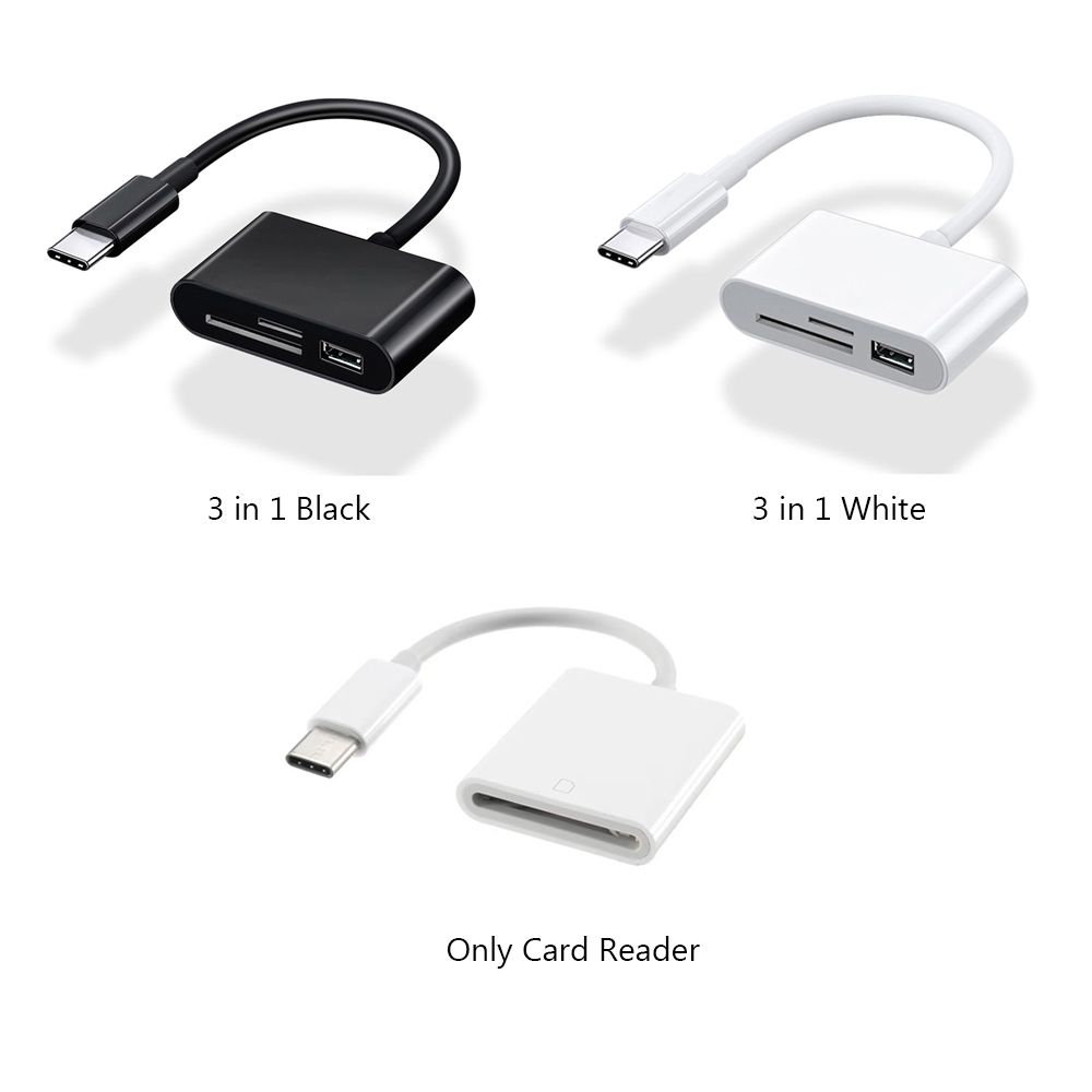 Высокоскоростная карта памяти Флэш-накопитель USB Type-C OTG Адаптер Кардридер