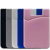 Soft Silicone ID Card Phone Card Pocket Mobile Phone Pocket Phone Card Holder Phone Cash Holder