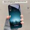 Лед на озере Аврора Чехол из стекла для Samsung Galaxy A30 A31 A32 A33 A34 A35 A42 A30s A20 A25 A26 A51 A56 A54 A72 A73 A70