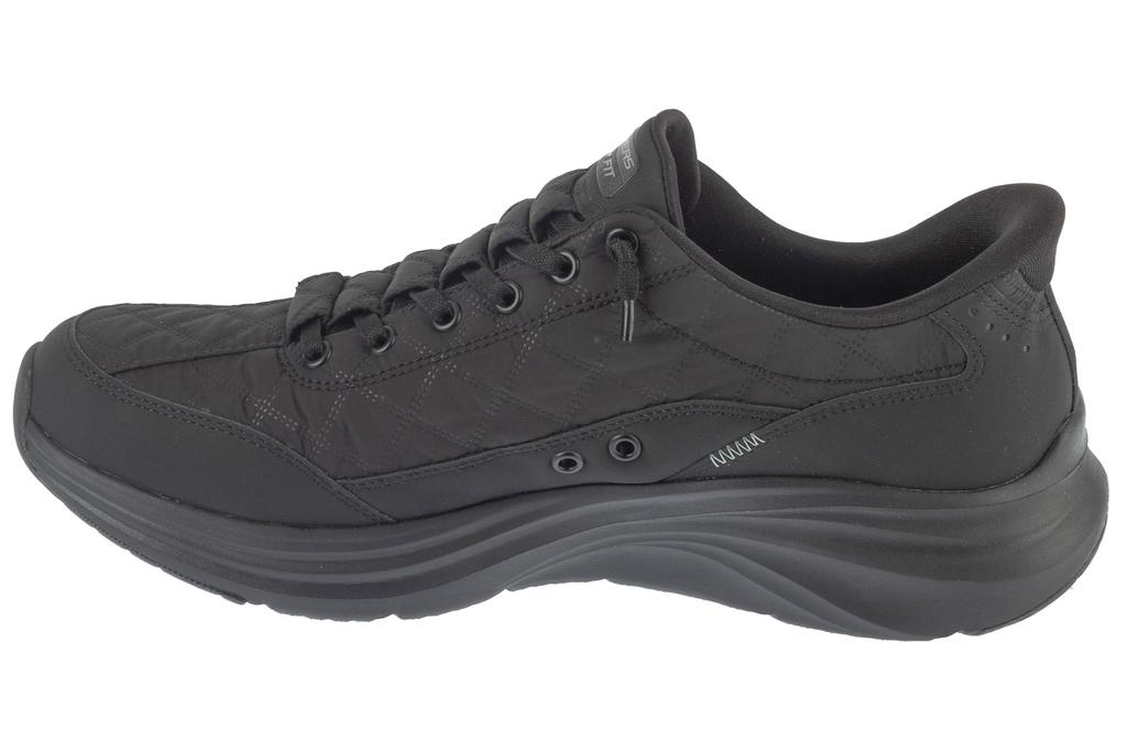 Skechers Slip-Ins: Go Walk Now - Payton, Mens Black Sneakers