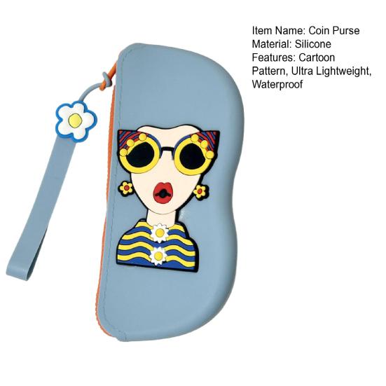 Кошелек для монет Ультралегкий Маленький для мелочи Дорожный Держатель для украшений Косметики Мягкий Водонепроницаемый Силиконовый Сумка для хранения Портативный