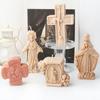 Silicone Candle Molds Ornament Molds Religious Series Reusable Silicone Crafting Moulds Silicone Texture for Candle