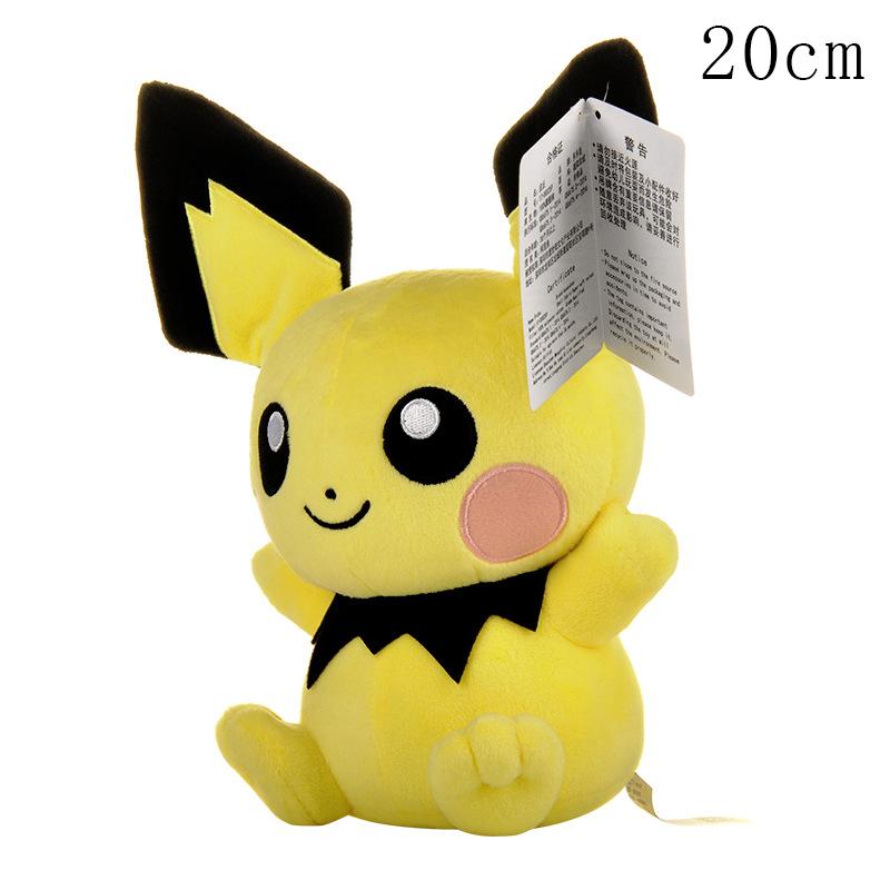 Покемон Пелуче Пикачу Пичу Эволюция Райчу плюшевая игрушка мягкая кукла украшение Рождественский подарок для детей