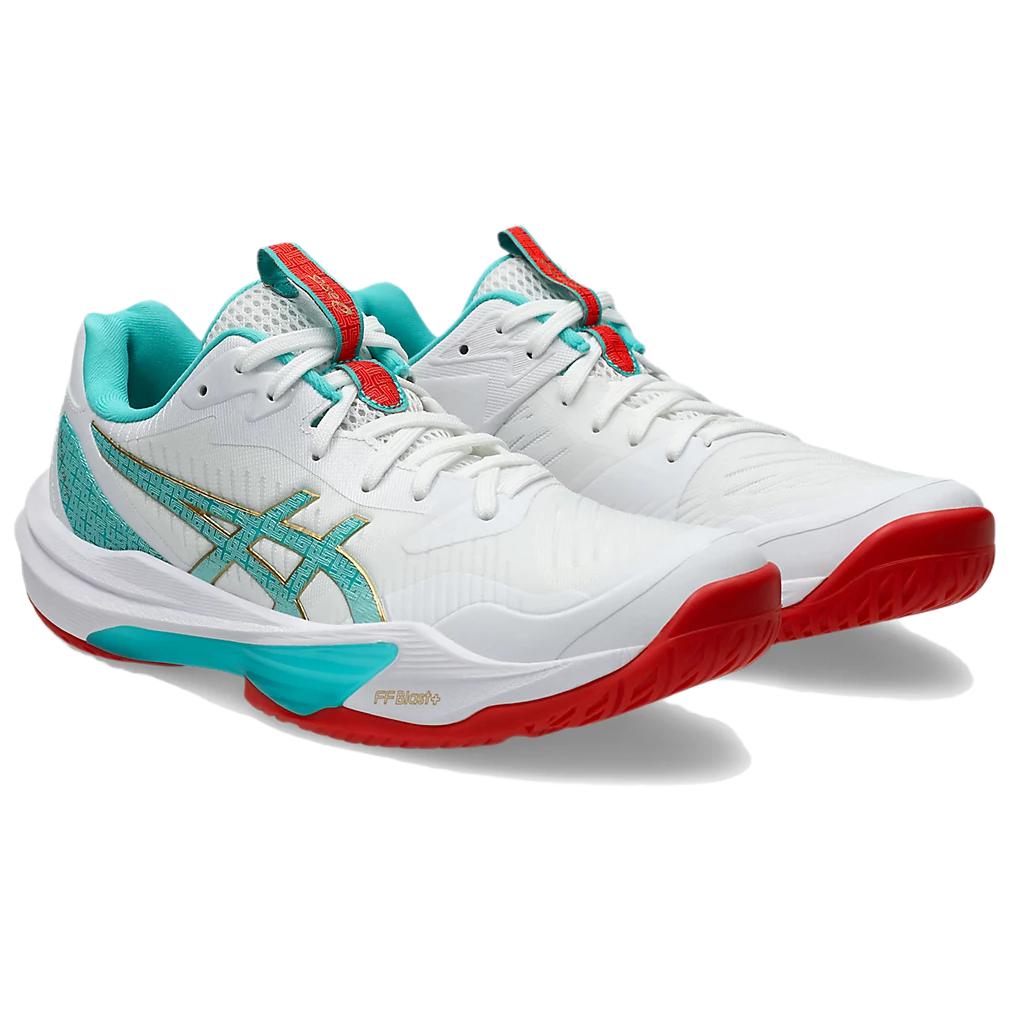 Asics Sky Elite FF 3 Износостойкая Поддержка Низкий верх Тренировочная обувь Женские Белые Синие Кроссовки 1052A088-960