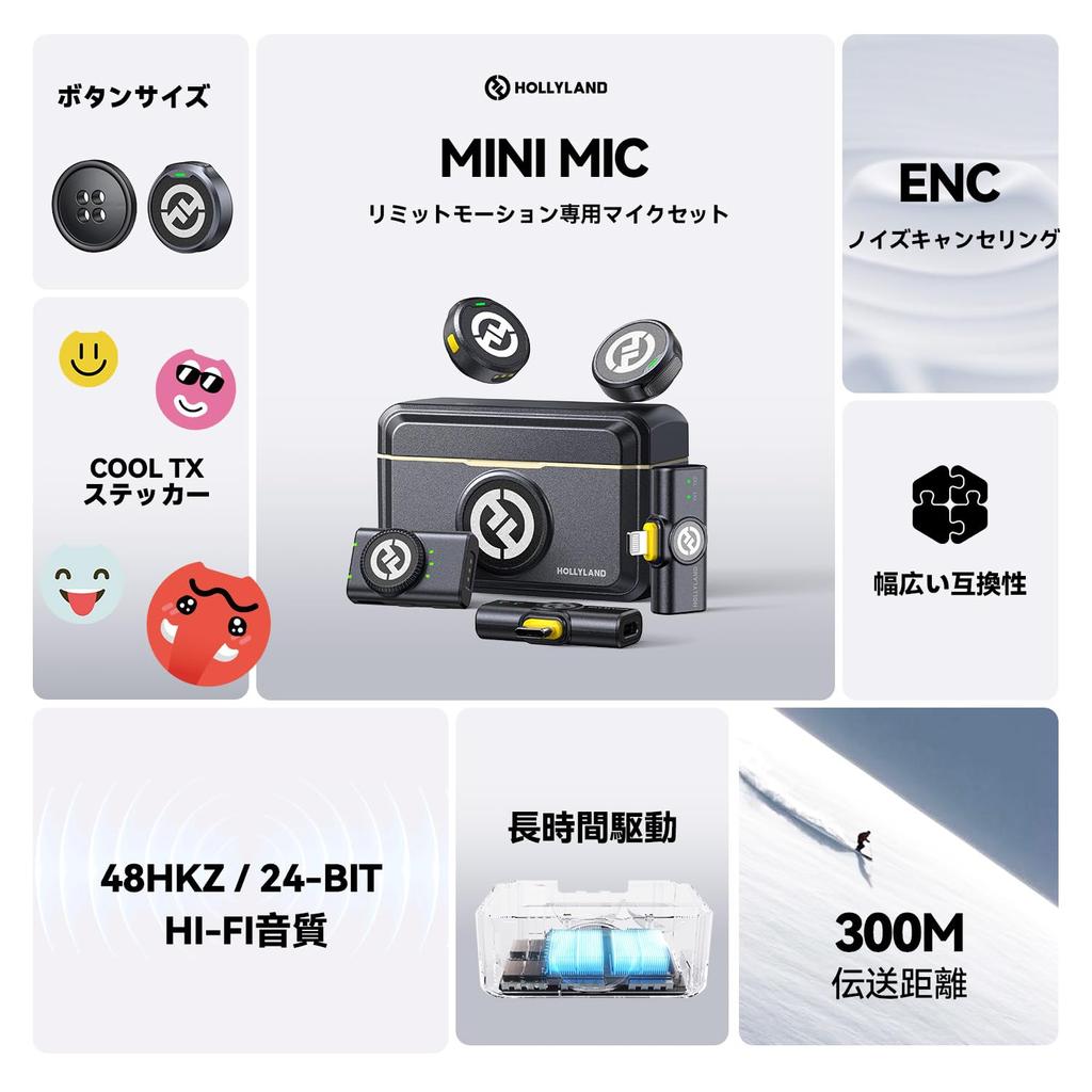 Мобильный телефон 2024 Gold Home Appliance Критика Расстояние передачи данных HOLLYLAND Lark «Премия DGP» «Рейтинг Shinyusha» M2-Беспроводной микрофон-штифт