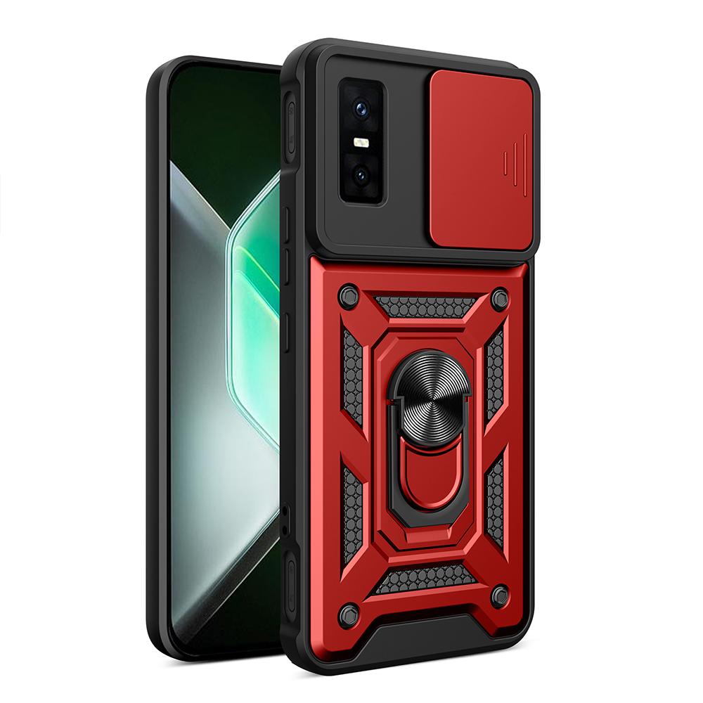 Чехол для Infinix GT 30 Pro 5G Чехол Сдвижная камера Кольцо-подставка Защитная крышка для Infinix GT 30 Pro Противоударная Capa