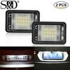 2Pcs Xenon White LED License Plate Lights Error Free LED Number Plate Lamp For Mercedes Benz GLK X204 2007-2013 A2048200156