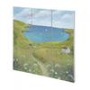 Julia Crossland Along The Coast Path Wood Plaque