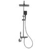Термостатическая душевая система Набор душевого смесителя высокого давления с дождевой душевой лейкой и ручным душем