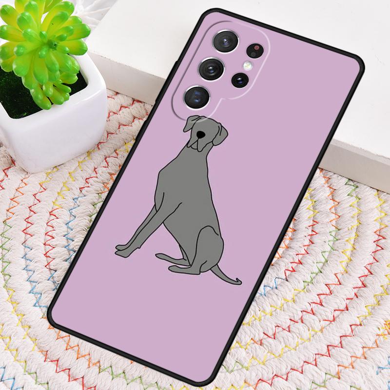 Щенок Немецкого дога Силиконовый чехол для телефона Для Samsung Galaxy note 10 pro S26 S25 S24 S23 S22 S21 Plus S25Ultra Capa Чехол