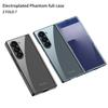 Чехол для мобильного телефона Samsung Z Fold7 Гальванизированный ПК Призрачный Большое отверстие Прозрачный Защитный чехол для складного экрана Fold7