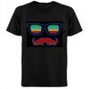 Hot Sale Sound Activated Led Cotton T Shirt Light Up and Down Flashing Equalizer EL T-Shirt Men for Rock Disco Party DJ Top Tee