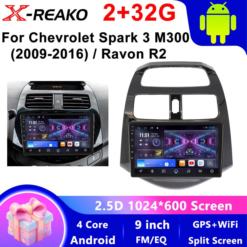 X-REAKO Car Video Player for  FIAT Stilo 2001-2010 GPS Navigation Built-in Dsp Carplay Autoradio Android Head Unit