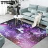 Nordic Rendering Home Living Room Decoration Carpet Purple Abstract Bedroom Bedside Large Carpet