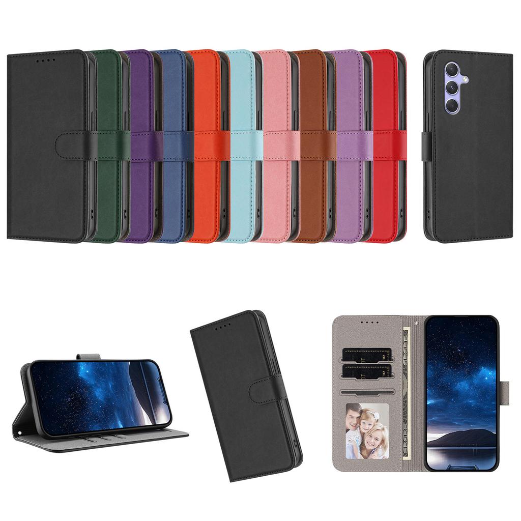 Leather Flip Case For Samsung Galaxy A54 A34 A24 A14 A04 A04S A73 A53 A33 A23 A13 A03 Core Case Magnetic Wallet Book Stand Cover