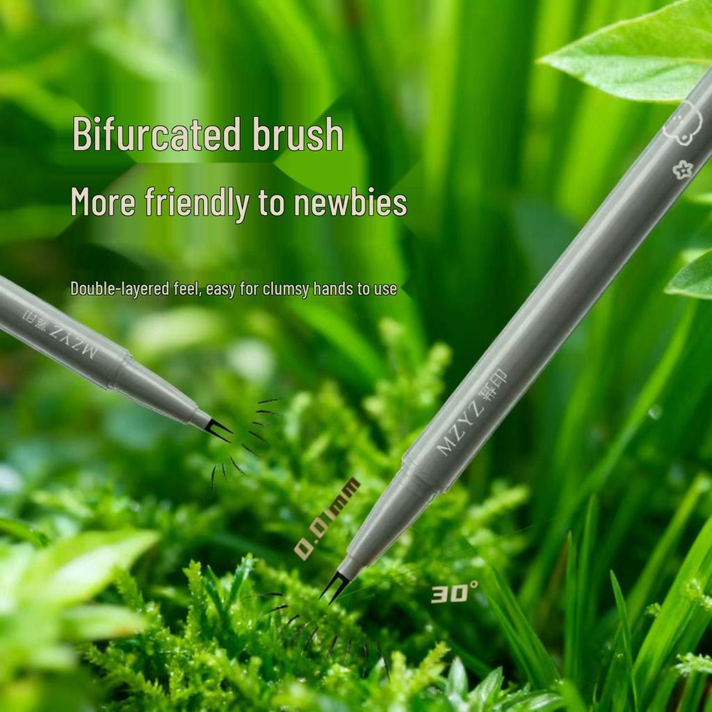 MZYZ Mi Yin Двухсторонний Прецизионный Карандаш-Лайнер для Глаз, Ультратонкий для Ресниц Нижнего Века, Водостойкий и Устойчивый к Смазыванию.