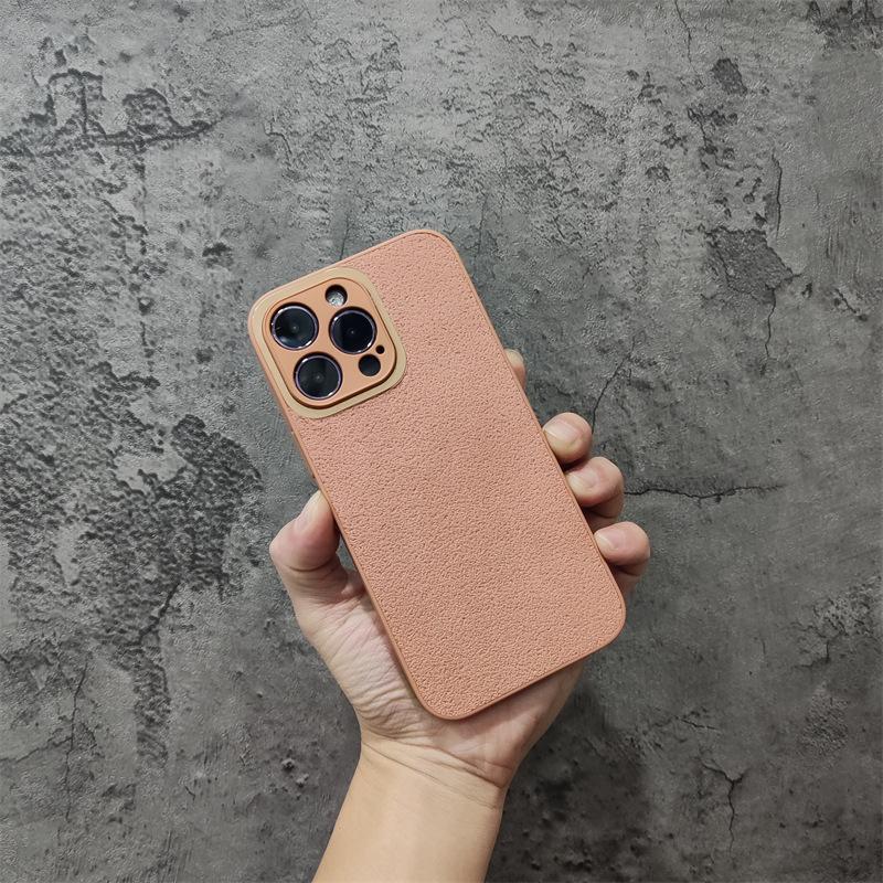 Подходит для iPhone 15 с чехлом для телефона с узором «Лунный кратер», металлическим объективом 13proMax и креативным противоударным защитным чехлом для iPhone 14