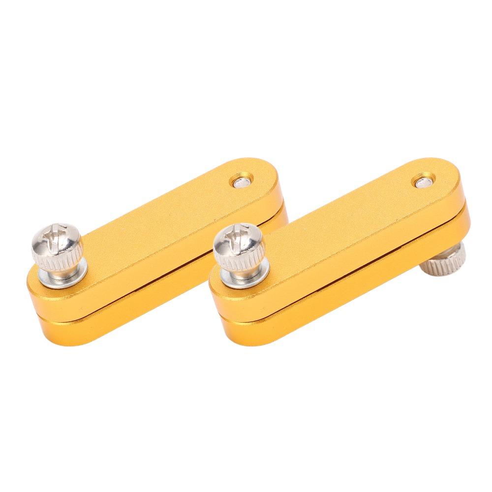 2 PCS Aluminum Alloy Ruler Limit Block Woodworking Marking and Measuring
