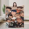 Плед Kpop Ateez Плед Качественный Супер Теплый Плед Зимний Детская Спальня Принт Покрывало