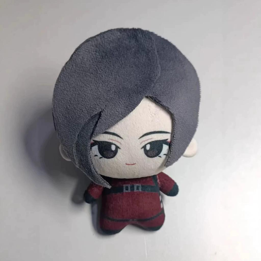 Funny 26cm With Body Wire Flexible Anime Resident Game Evil Character Leon Scott Kennedy and Ada Wong Plush Toys Plushie Doll