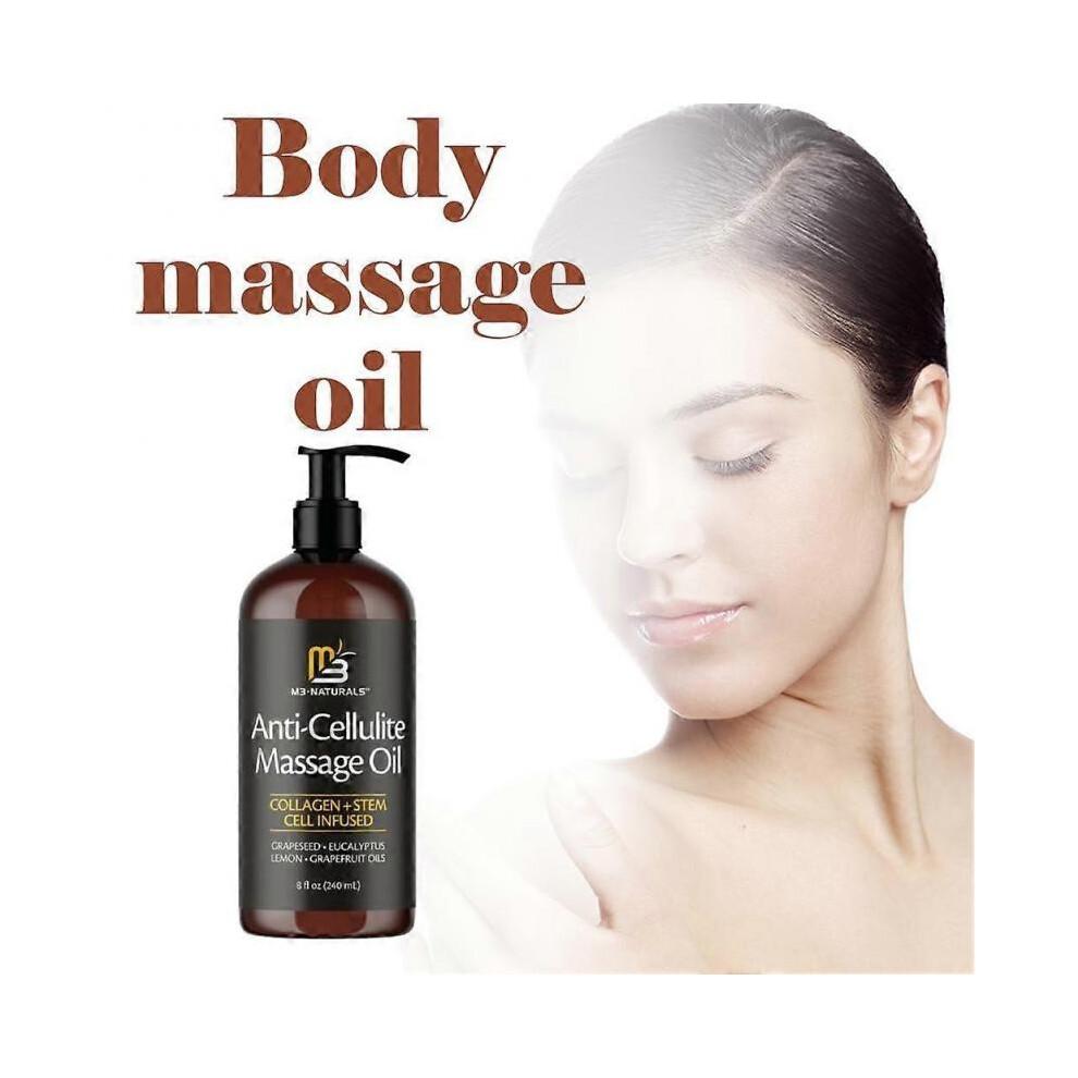 Nourishing 240g Plant-Based Body Massage Oil for Dry Sensitive Skin Firming and Hydrating