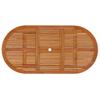 Vidaxl 5-мебельный набор для сада, массив эвкалипта