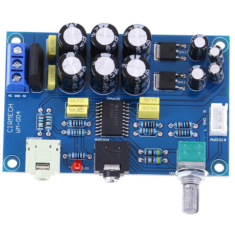 Tpa6120 Плата усилителя для наушников Hifi Tpa6120A2 Двухканальный усилитель для наушников