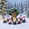 Фигурка Дерево Дедушка Смола Мини Статуэтки Гномов Миниатюры Феи Цветов Коллекционные Аксессуары для Сказочного Сада для Комнатного Уличного Горшечного Украшения