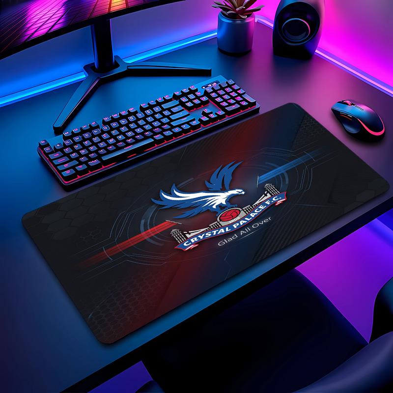 Crystal Palace Football Pattern Mouse Pad Non?Slip Rubber Base Gaming Mousepad For Desk Office Home