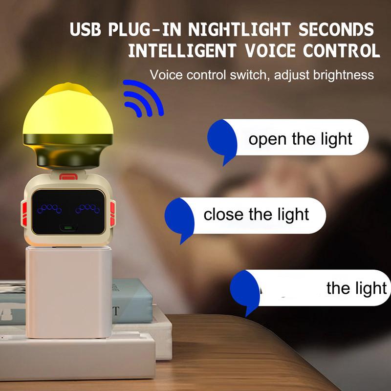 Умная USB-розетка с голосовым управлением, Лампа, Защита от перенапряжения, Выключатель, Док-станция - Розетка с голосовым управлением на английском языке
