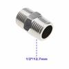 2Pcs 1/2in To 1/2in Shower Hose Extension Pipe Universal Hose Extender For DIY Showers/RVs/outdoor Showers Bathrooms Fittings