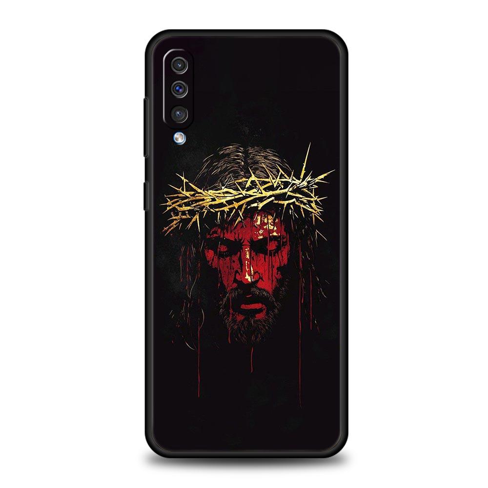 Чехол для телефона Библия Иисус Христос Крест для Samsung A56 A36 A26 A24 A12 A14 A16 A50 A70 A20E A22 A40 A34 A54 A42 A52 A04s A06